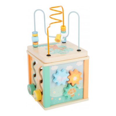 Small Foot motorická kostka v pastelových barvách - obrázek