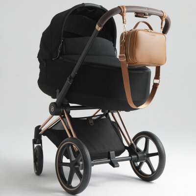 Joissy kabelka a organizér na kočárek 2v1 Vera Premium - Caramel - obrázek