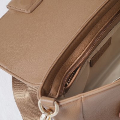 Joissy mini crossbody kabelka Kenza Premium - Almond - obrázek