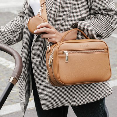 Joissy obal na dudlík Connect It - Caramel - obrázek