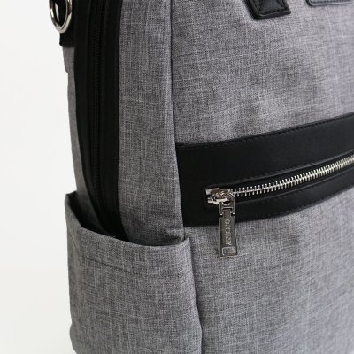 Joissy přebalovací batoh a taška na kočárek 2v1 Fave - Grey Melange - obrázek