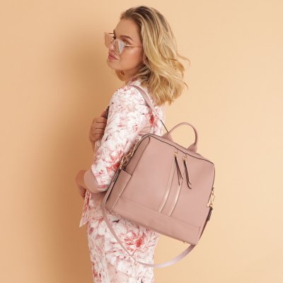 Joissy přebalovací batoh a taška na kočárek 2v1 Mini - Dusty Pink - obrázek