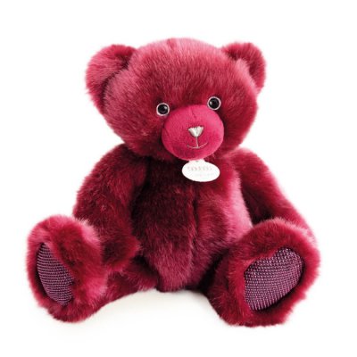 DouDou et Compagnie Medvěd 30 cm - Bordový