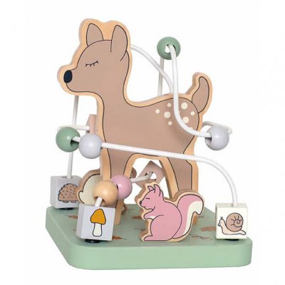 Jabadabado provlékání korálků - Les