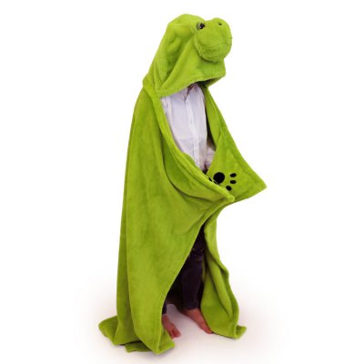 Cozy Noxxiez hřejivá deka s kapucí - Želva