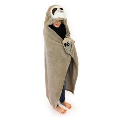 Cozy Noxxiez hřejivá deka s kapucí - Lenochod