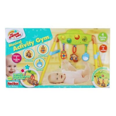 Teddies hrazda pro děti plast s chrastítky na baterie se zvukem a světlem - obrázek