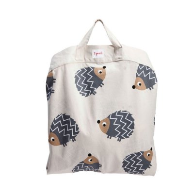 3 Sprouts hrací podložka/vak - Hedgehog Gray - obrázek