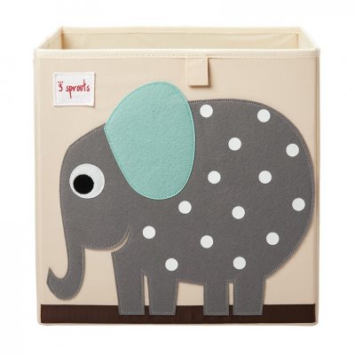 3 Sprouts úložný box - Elephant Gray