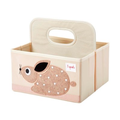 3 Sprouts úložný košík na přebalovací pult - Rabbit Beige - obrázek