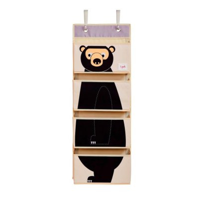 3 Sprouts závěsný organizér - Bear Black