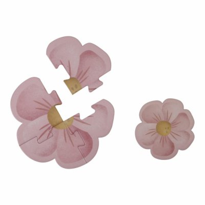 Little Dutch puzzle 6v1 - Květiny a motýli - obrázek