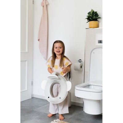 Kindsgut sedátko na WC Velryba - Světle šedá - obrázek