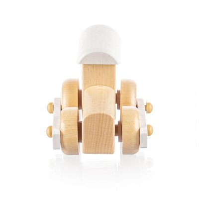 Zopa Dřevěná mašinka - White - obrázek
