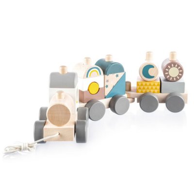 Zopa Dřevěný vláček - obrázek