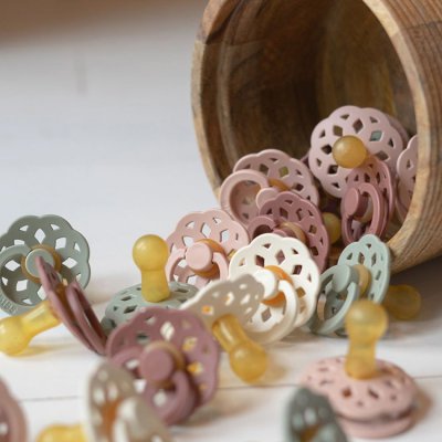 BIBS Boheme dudlíky z přírodního kaučuku vel. 1 - Ivory/Sage - obrázek