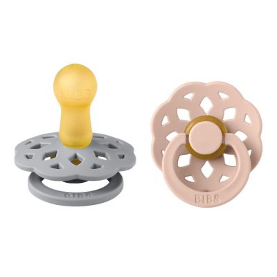 BIBS Boheme dudlíky z přírodního kaučuku vel. 1 - Cloud/Blush - obrázek