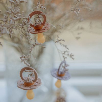 BIBS Boheme dudlíky z přírodního kaučuku vel. 1 - Cloud/Blush - obrázek