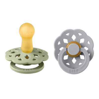 BIBS Boheme dudlíky z přírodního kaučuku vel. 1 - Sage/Cloud - obrázek