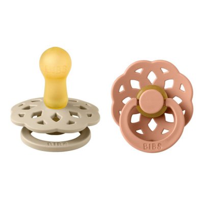 BIBS Boheme dudlíky z přírodního kaučuku vel. 2 - Vanilla/Peach - obrázek