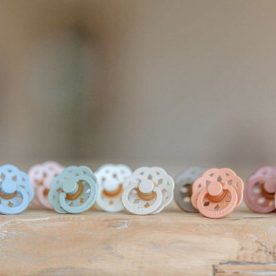 BIBS Boheme dudlíky z přírodního kaučuku vel. 2 - Vanilla/Peach - obrázek