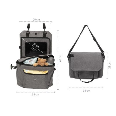 Zopa Organizér na sedadlo 3v1 - Grey - obrázek