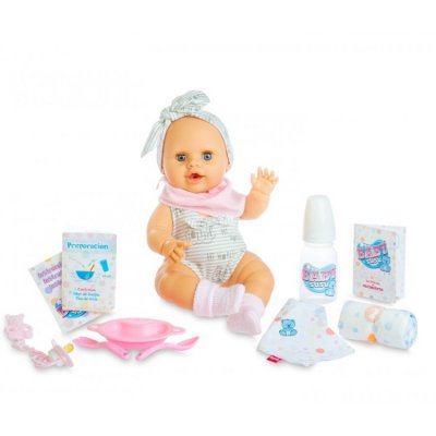 Berjuan interaktivní panenka s příslušenstvím Baby Susú 38 cm - Holčička