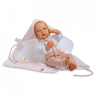 Berjuan panenka miminko Newborn Special Boutique Doll s příslušenstvím 45 cm
