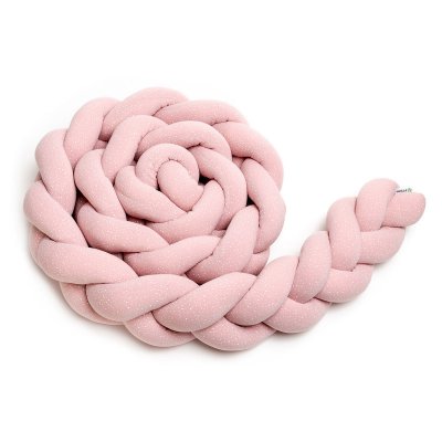 T-tomi pletený mantinel 220 cm - Pink dots