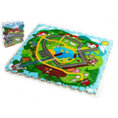Pěnové puzzle Město 30 x 30 cm - Moje první zvířátka