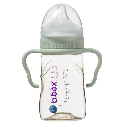 b.box antikoliková kojenecká láhev 180 ml - Zelená - obrázek