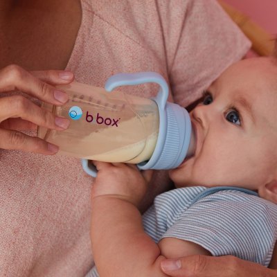 b.box antikoliková kojenecká láhev 240 ml - Modrá - obrázek