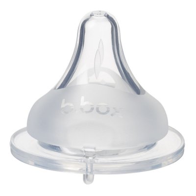 b.box náhradní savička pro kojeneckou lahev - Střední průtok (3 - 6 m), 2 ks - obrázek