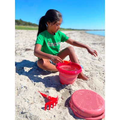 Compactoys skládací sada na písek 7v1 - Červená - obrázek