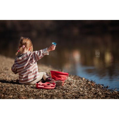 Compactoys skládací sada na písek 7v1 - Červená - obrázek