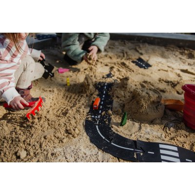 Compactoys skládací sada na písek 7v1 - Červená - obrázek