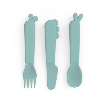 Done by Deer Kiddish dětská sada příborů Deer Friends - Modrá