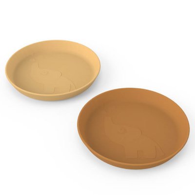 Done by Deer Kiddish talíř Elphee 2 ks - Hořčicový