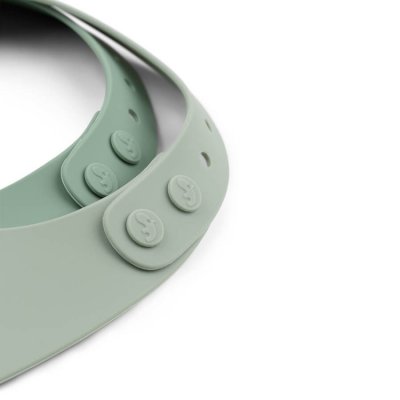 Done by Deer set silikonových bryndáčků 2 ks - Croco/zelený - obrázek