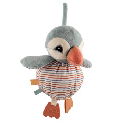 My Teddy kulatý Papuchalk s kousátkem - Modrý - obrázek