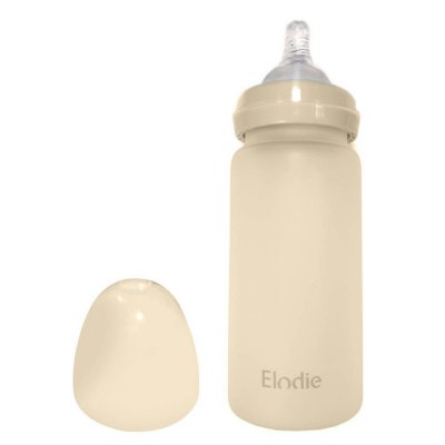 Elodie Details Skleněná kojenecká láhev - Pure Khaki