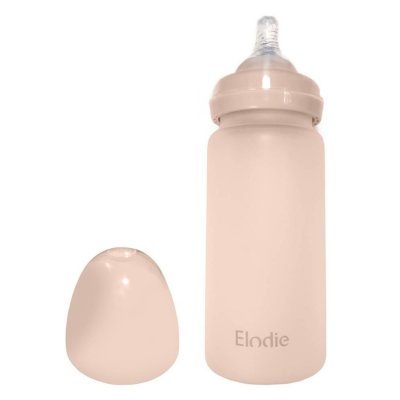 Elodie Details skleněná kojenecká láhev - Blushing Pink