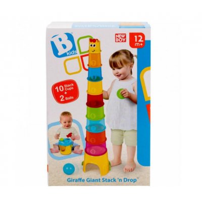 B. Kids Stohovací kelímky Žirafa - obrázek
