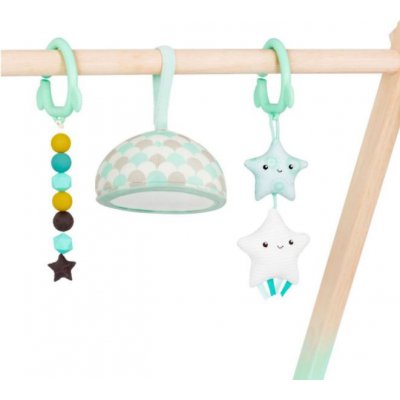 B.Toys Hrací deka s dřevěnou hrazdou - Starry Sky - obrázek