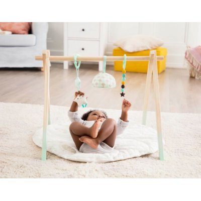 B.Toys Hrací deka s dřevěnou hrazdou - Starry Sky - obrázek