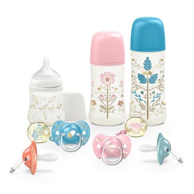 Suavinex Gold klip na dudlík Premium - Modrá - obrázek