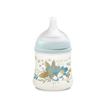 Suavinex Gold kojenecká láhev průtok S 150 ml - Modrá - obrázek