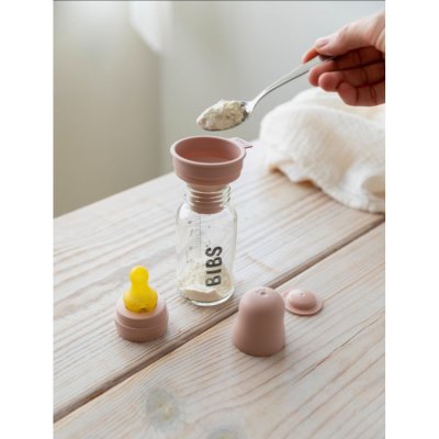 BIBS Baby Bottle skleněná láhev 225 ml - Blush - obrázek