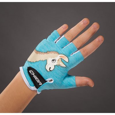 Chiba cyklistické rukavice pro děti Cool Kids - Lama, vel. S - obrázek