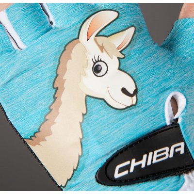 Chiba cyklistické rukavice pro děti Cool Kids - Lama, vel. S - obrázek